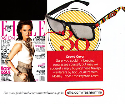 Elle magazine features beaded sunglasses by Jenny Dayco Elle magazine features beaded sunglasses by Jenny Dayco
