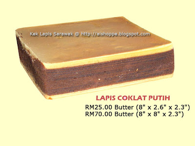 AiShoppe ~ Sampel Kek Lapis Sarawak RM24 je. Jom cari duit raya! Coklat+putih