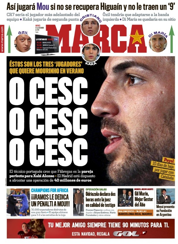 Cesc, que sí que sí Cesc, que sí que sí