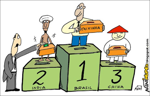 Empresários consideram Brasil, Índia e China países mais corruptos para negócios