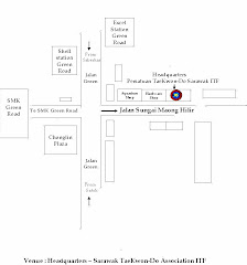 Map of Headquarters ITF Sarawak