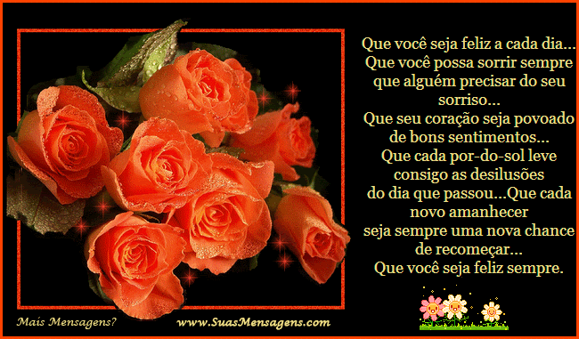Imágenes con mensaje. Rosas+anaranjadas+con+mensaje