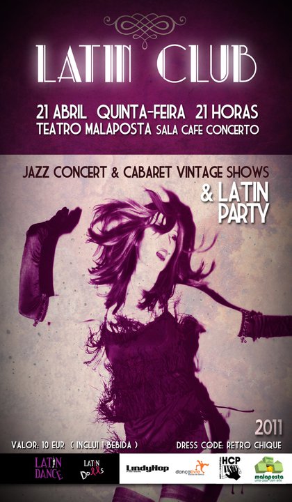 Latin Club - Jazz Concert, Cabaret Vintage Shows, Latin Party
