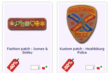 ecussons promotions CustomiZe.fr