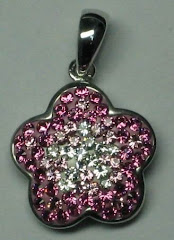 925 Sterling Silver with Swarovki Crystal Pendant