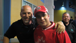 Earl and Sledge Goalie Paul Rosen from Team Canada