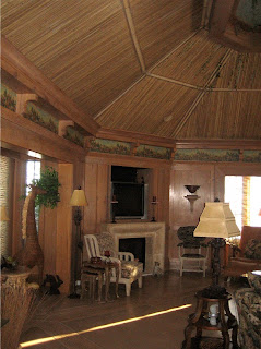 Biggerstaff Studios Hand Painted Bamboo Ceiling