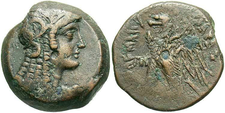 Cleopatra Coin Image