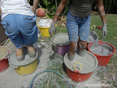 Mud being prepared- thebookmann 2007