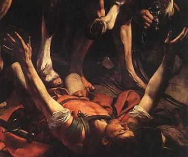 La conversione di Paolo secondo Caravaggio