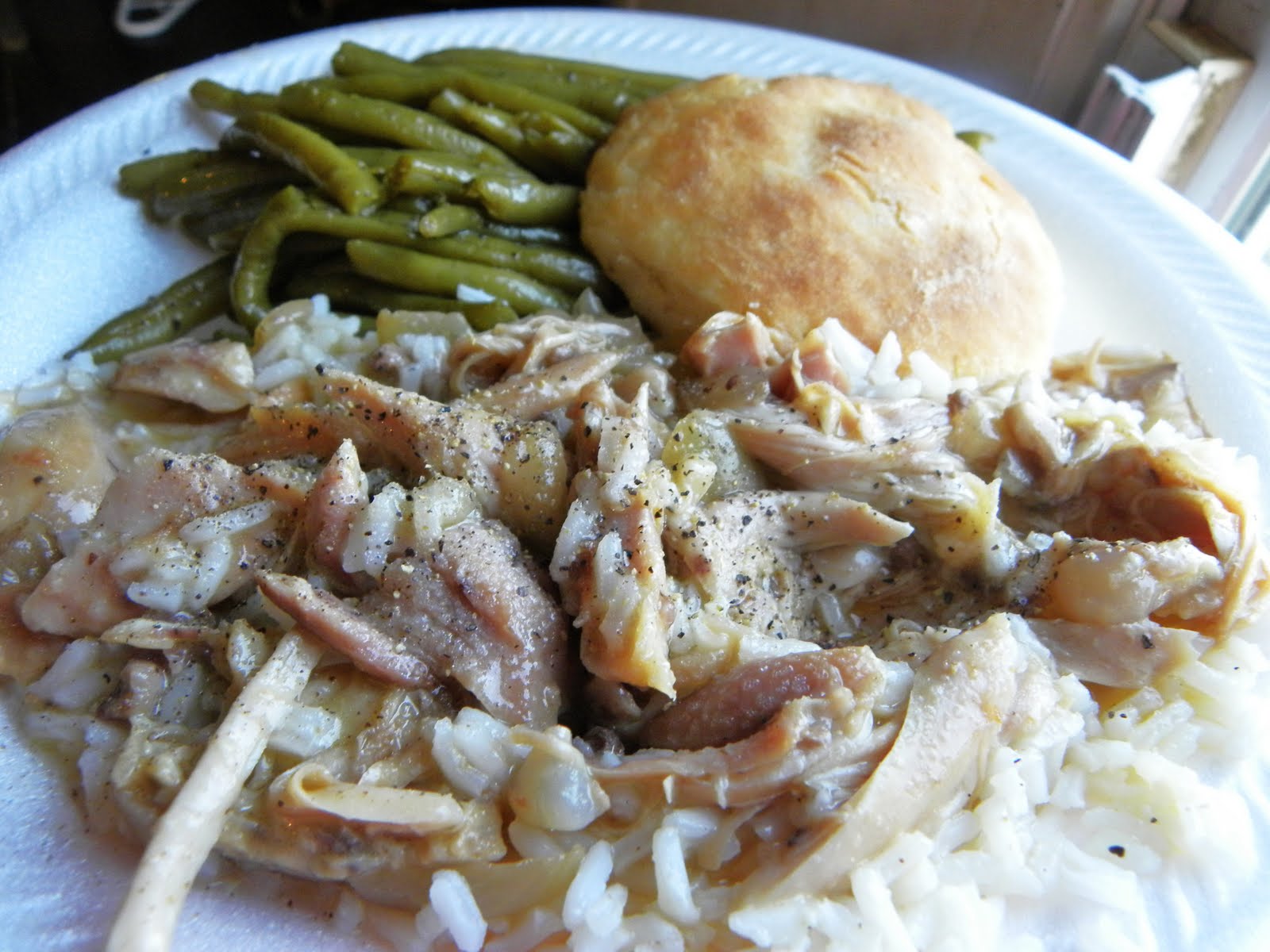 Momma Koehler's Home Cooking Slow Cooker Chicken and Gravy over Rice