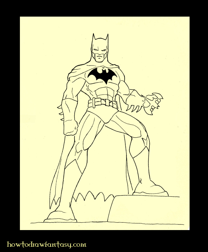 Batman Comic Drawings