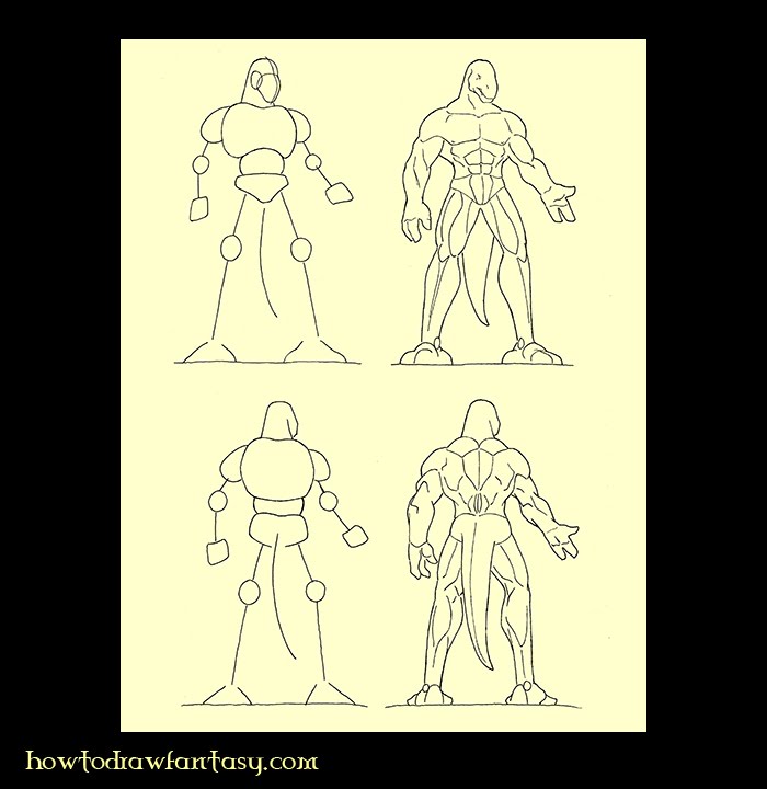 comment dessiner un être humain