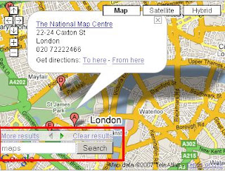 Embedded AJAX API Local Search Control in Google Map