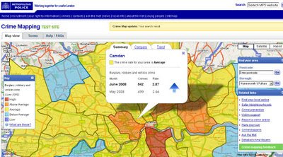 Metropolitan Police Crime Mapping TEST SITE Metropolitan Police Crime Mapping TEST SITE