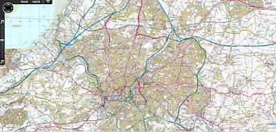 Ordnance Survey 50k Landranger Bing Maps Silverlight