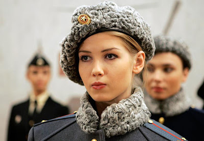 Russian Girl on Russian Army Girl In Uniform   Exclusive Photo Today