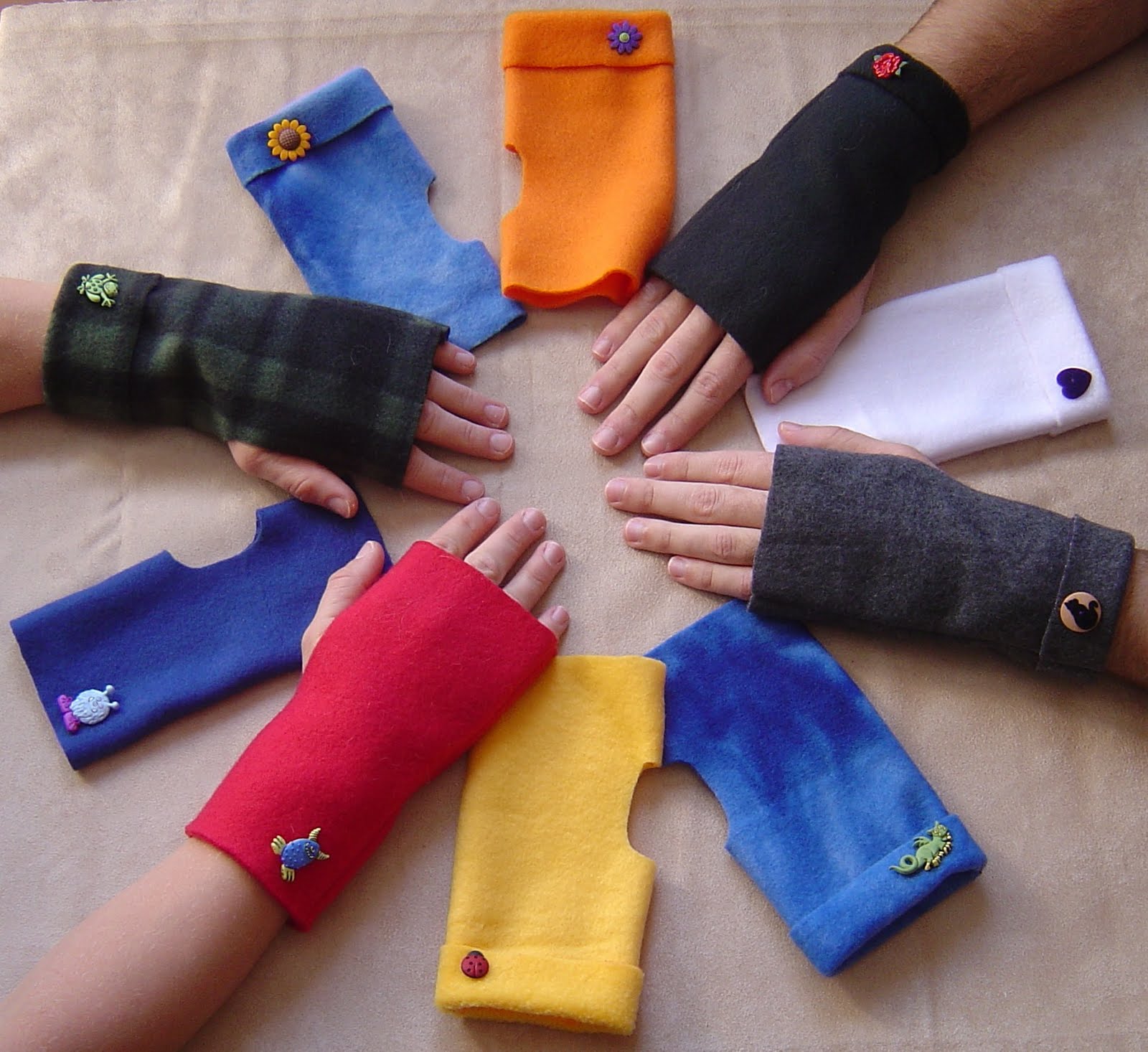 Energy of the Mind...from Artist to Triathlete New Project Wrist Warmers