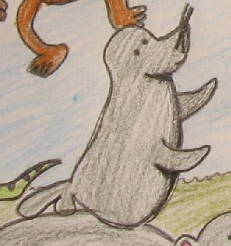 desenho de uma foca