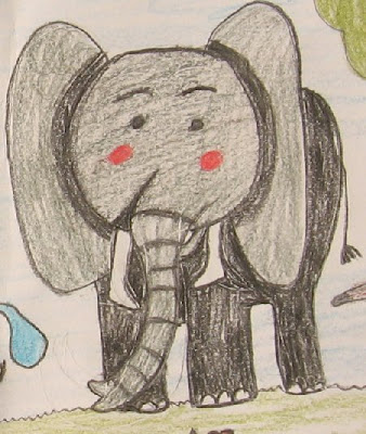 desenho de um elefante