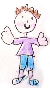 Desenho de um menino
