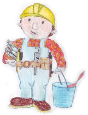 Desenho do Bob o construtor