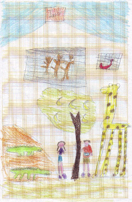 Desenhos em papel milimétrico