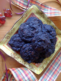 Dark Chocolate Tri Berry Cookies