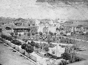 Antes de catedral y el Palacio Nac.: 19 Marzo 1873