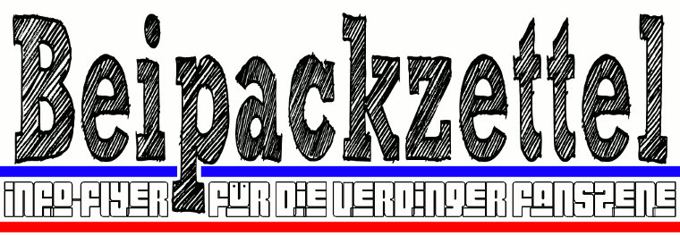 Beipackzettel Uerdingen