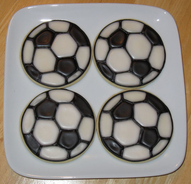 doodlebug cookies soccer ball cookie s for jake s bar soccer ball cookie template
