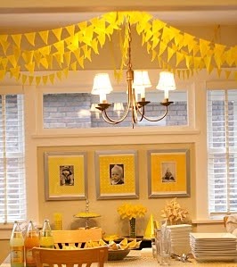 Party Frosting: Yellow theme party ideas!