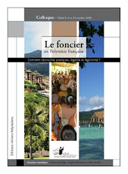 AJPF - Actes du colloque "le foncier en Polynésie française"