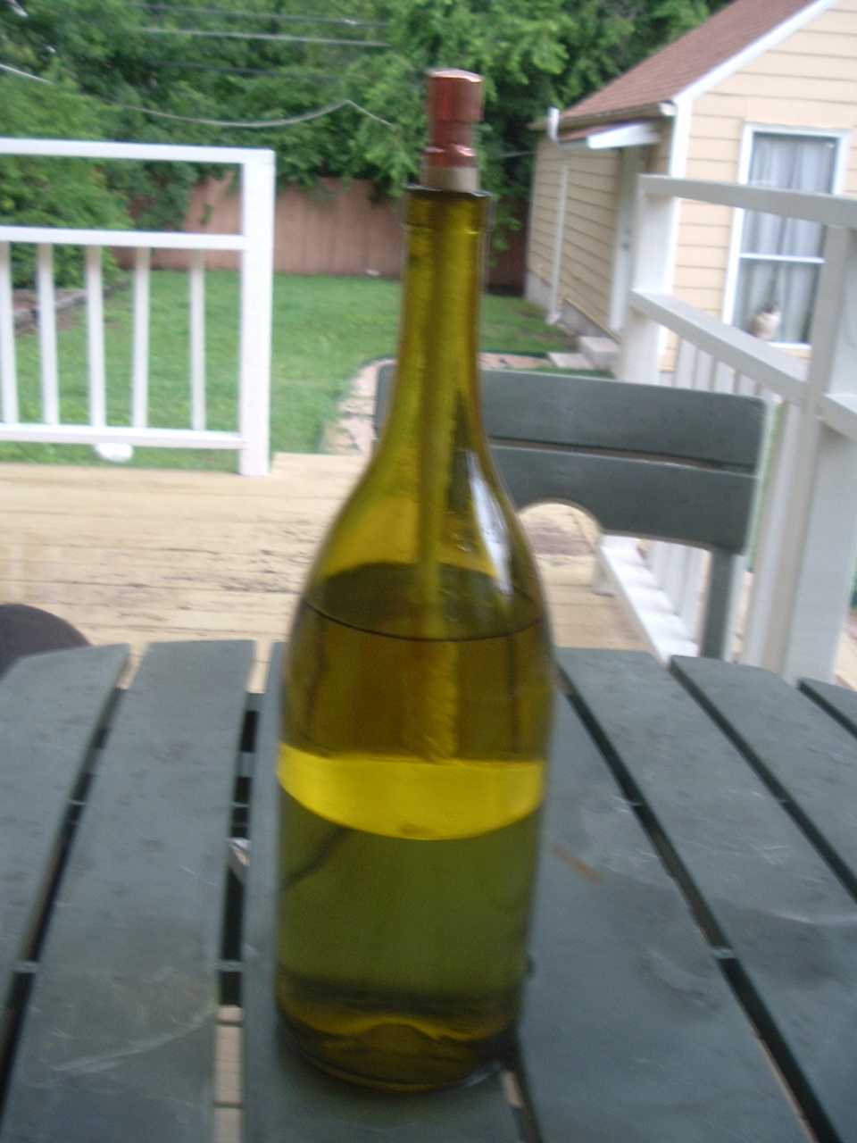 Adventures In Creating Wine Bottle Citronella Candle