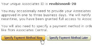 Specify Payment Method