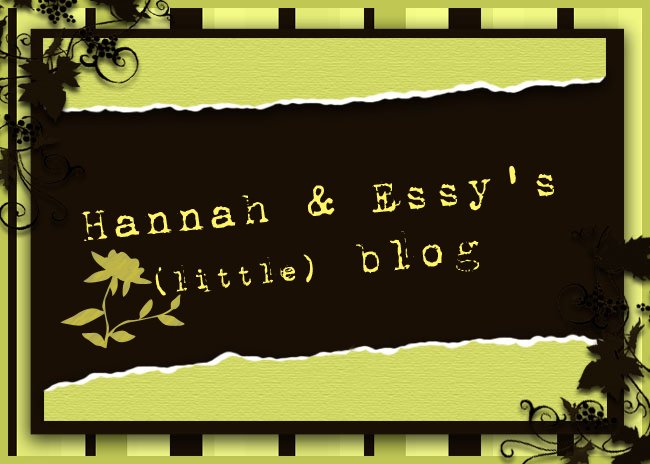Hannah and Essy's Blog