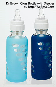 dr brown glass with sleeves