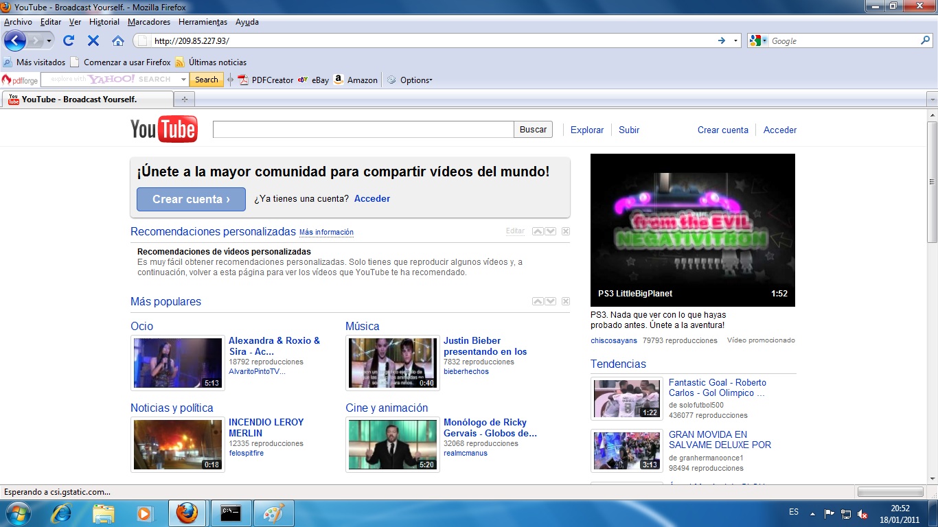 IP DE PAGINAS WEB ip de paginas web: