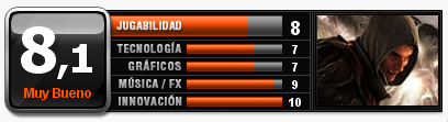 Nota del Juego desde 3djuegos.com