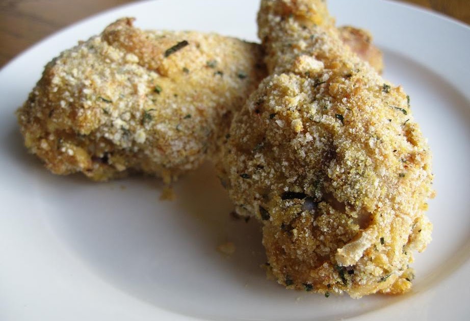 Stoked On Yum Cornmeal and Herb Crusted Chicken Drumsticks
