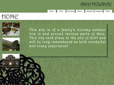 Final site done in flash screen shoots of some pages