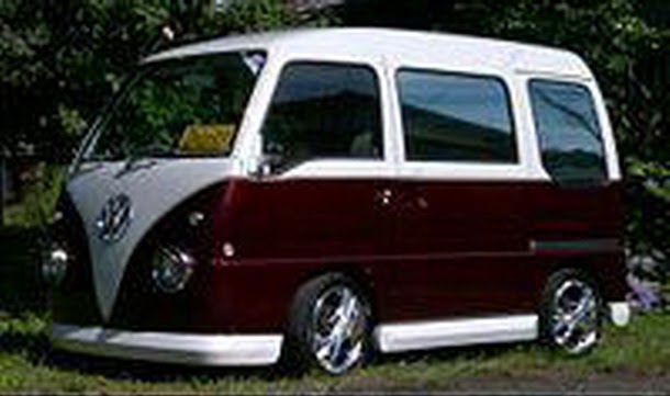 VW Bus Replica Based On Minuscule Turbocharged Subaru