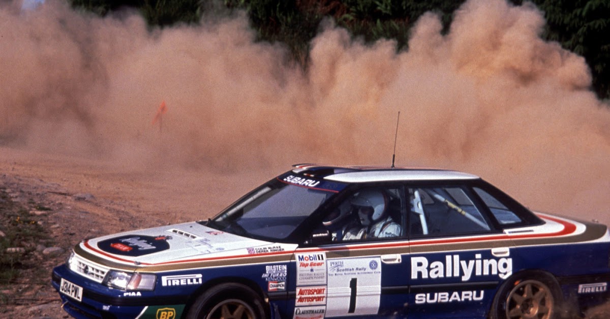 Colin McRae’s 1992 Subaru Legacy Rally Car For Sale