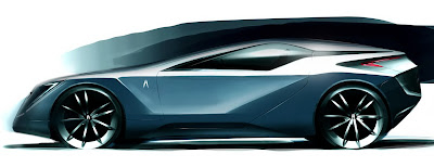  Acura 2+1 Coupe NSX Concept Study  