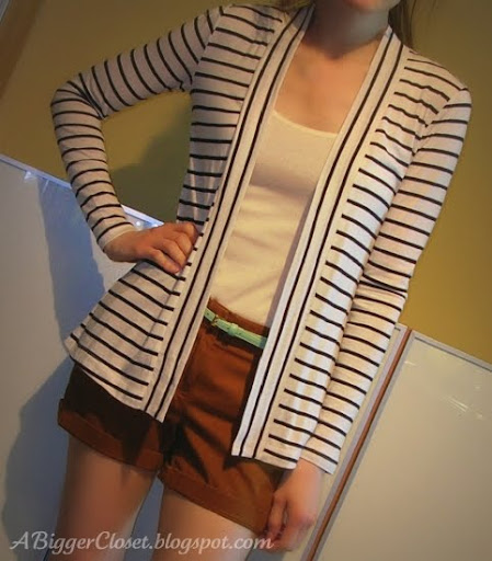 j.crew sailor stripe always cardigan