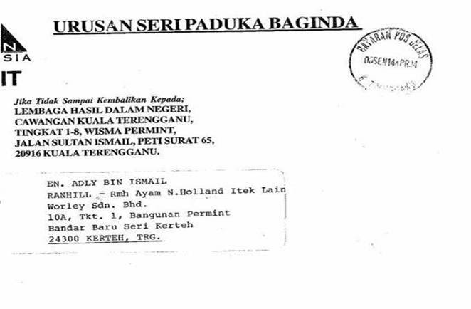 Deli...Ada Satu Cerita Surat LHDN  Adly Ismail
