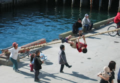 Kids on the dock