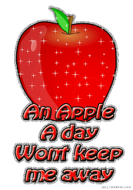 an apple??