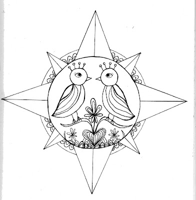a compass-like circle around it. The real-life tattoo will be in color! a compass-like circle around it. The real-life tattoo will be in color!