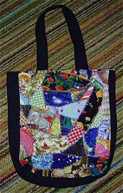 Large Crazy Patchwork Bag